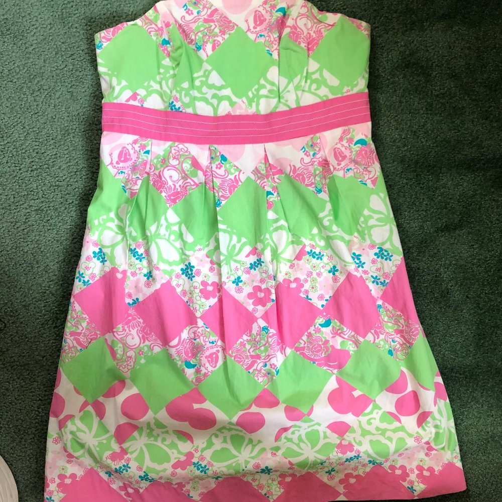 Lilly Pulitzer Patchwork Dress - Size 6